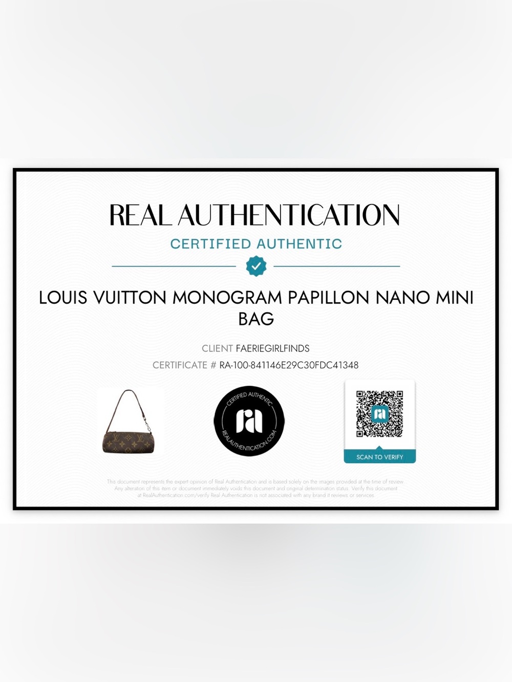 Louis Vuitton Monogram Leather Papillon Nano Mini Bag - Picture 13 of 15
